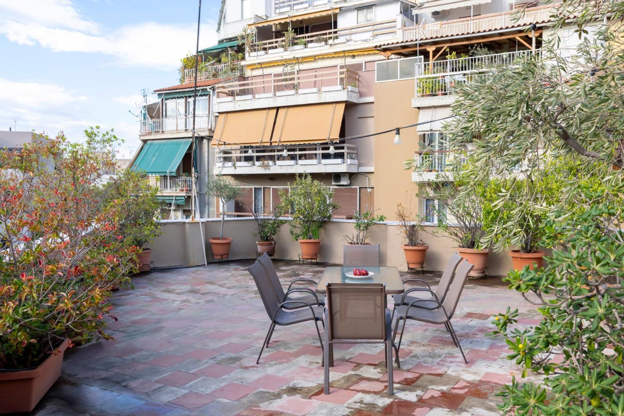 Acropolis Maisonette 3Br 6Ppl 15Min Metro&Museum Atenas Exterior foto